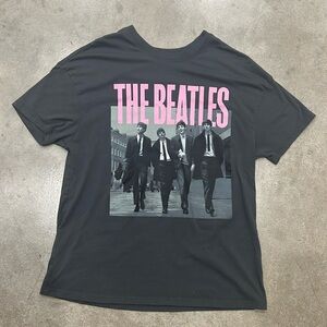 The Beatles Graphic Band Tee Dark Grey Size Large